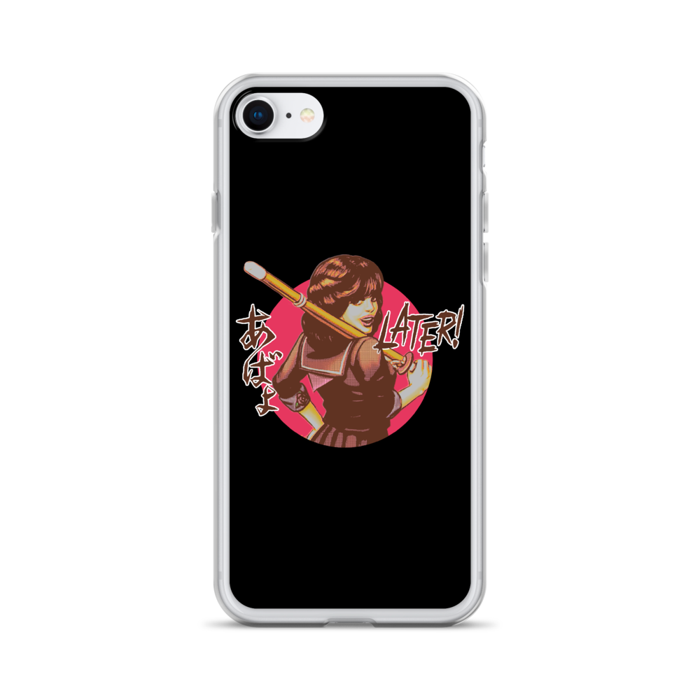 YANKII STYLE "Later!" iPhone Case by Haruki Ara