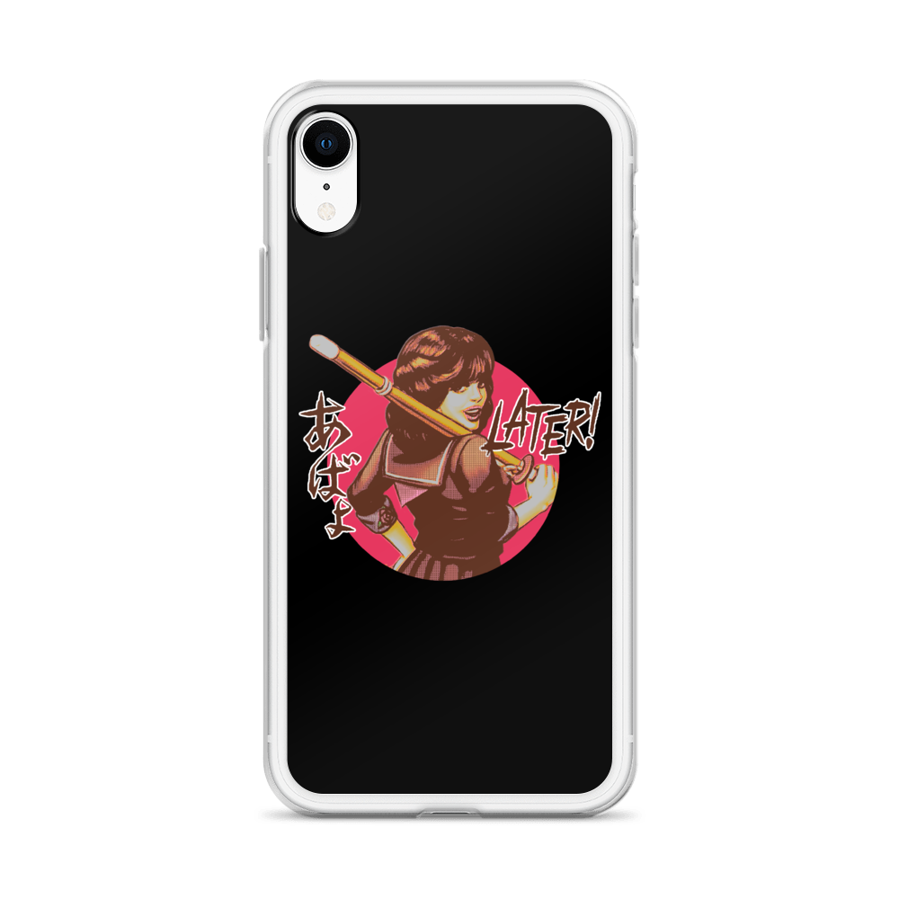 YANKII STYLE "Later!" iPhone Case by Haruki Ara