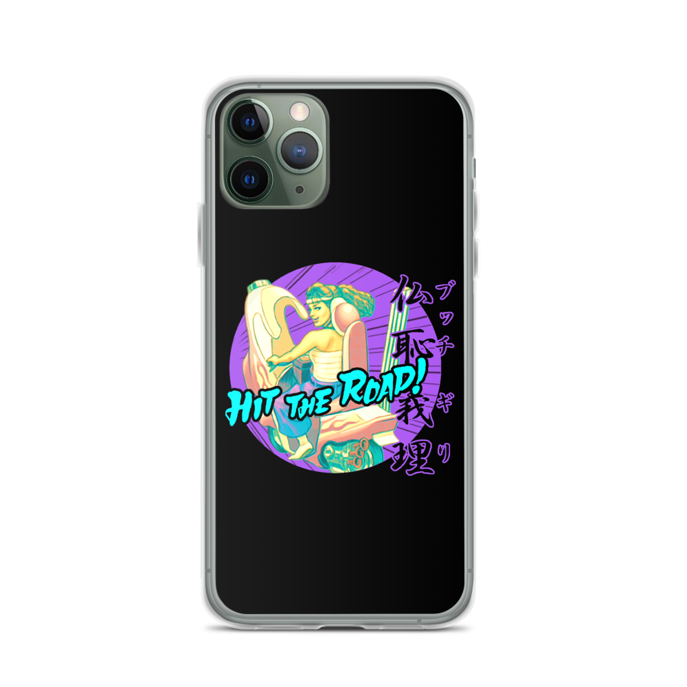YANKII STYLE "Hit the Road!" iPhone Case by Haruki Ara