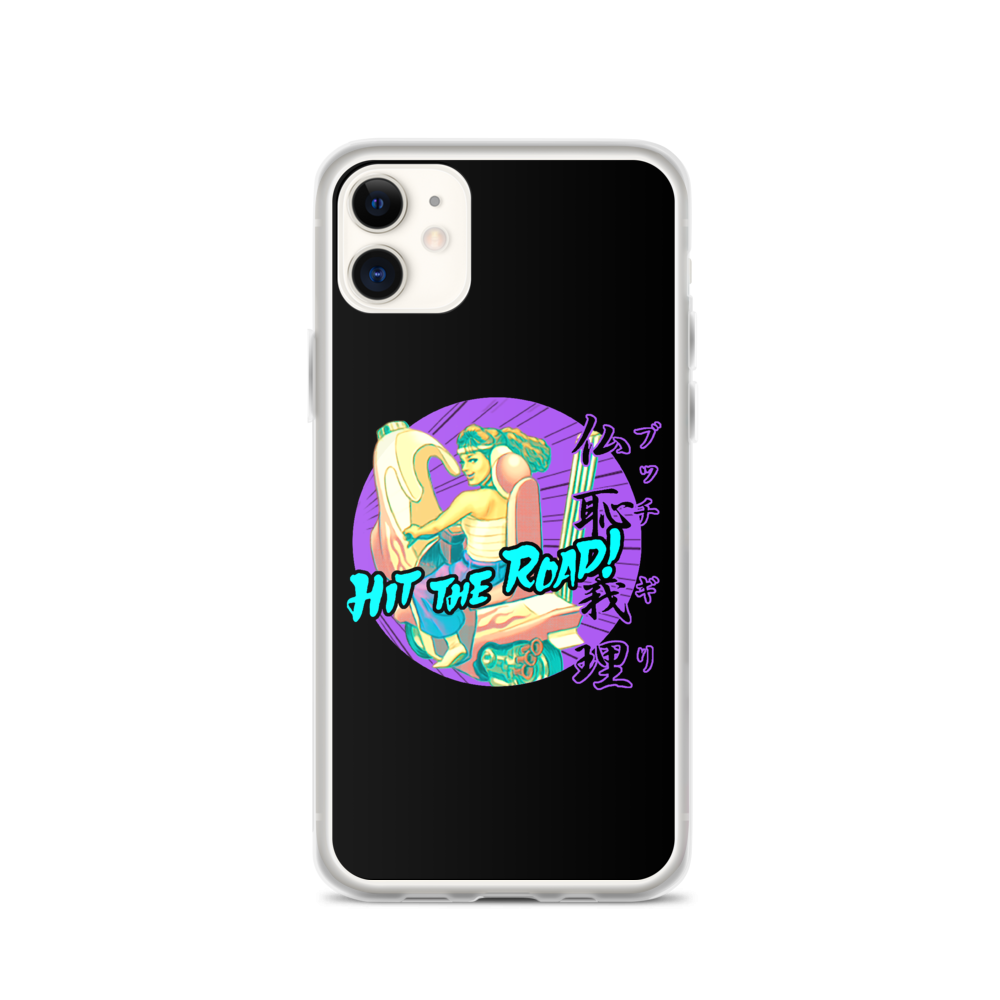 YANKII STYLE "Hit the Road!" iPhone Case by Haruki Ara
