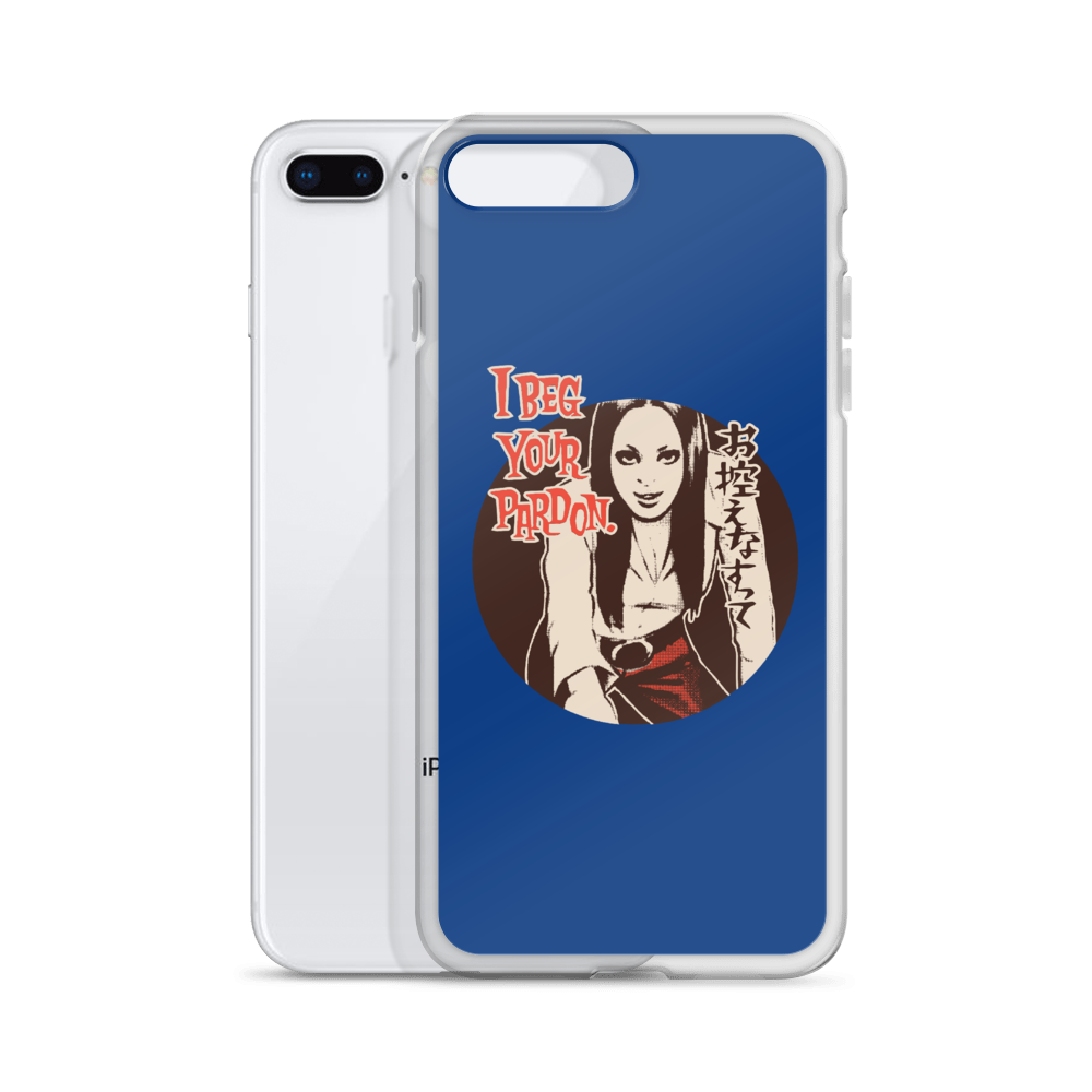 YANKII STYLE "I Beg Your Pardon" iPhone Case by Haruki Ara