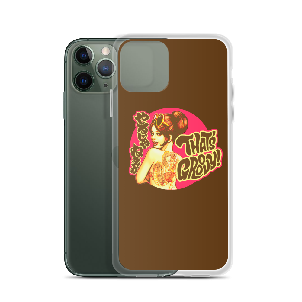 YANKII STYLE "That's Groovy!" iPhone Case by Haruki Ara
