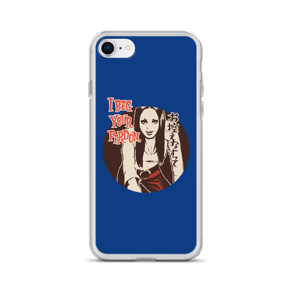 YANKII STYLE "I Beg Your Pardon" iPhone Case by Haruki Ara