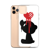 GLOOMY BEAR Official "Bleeding Heart" iPhone Cases by Mori Chack