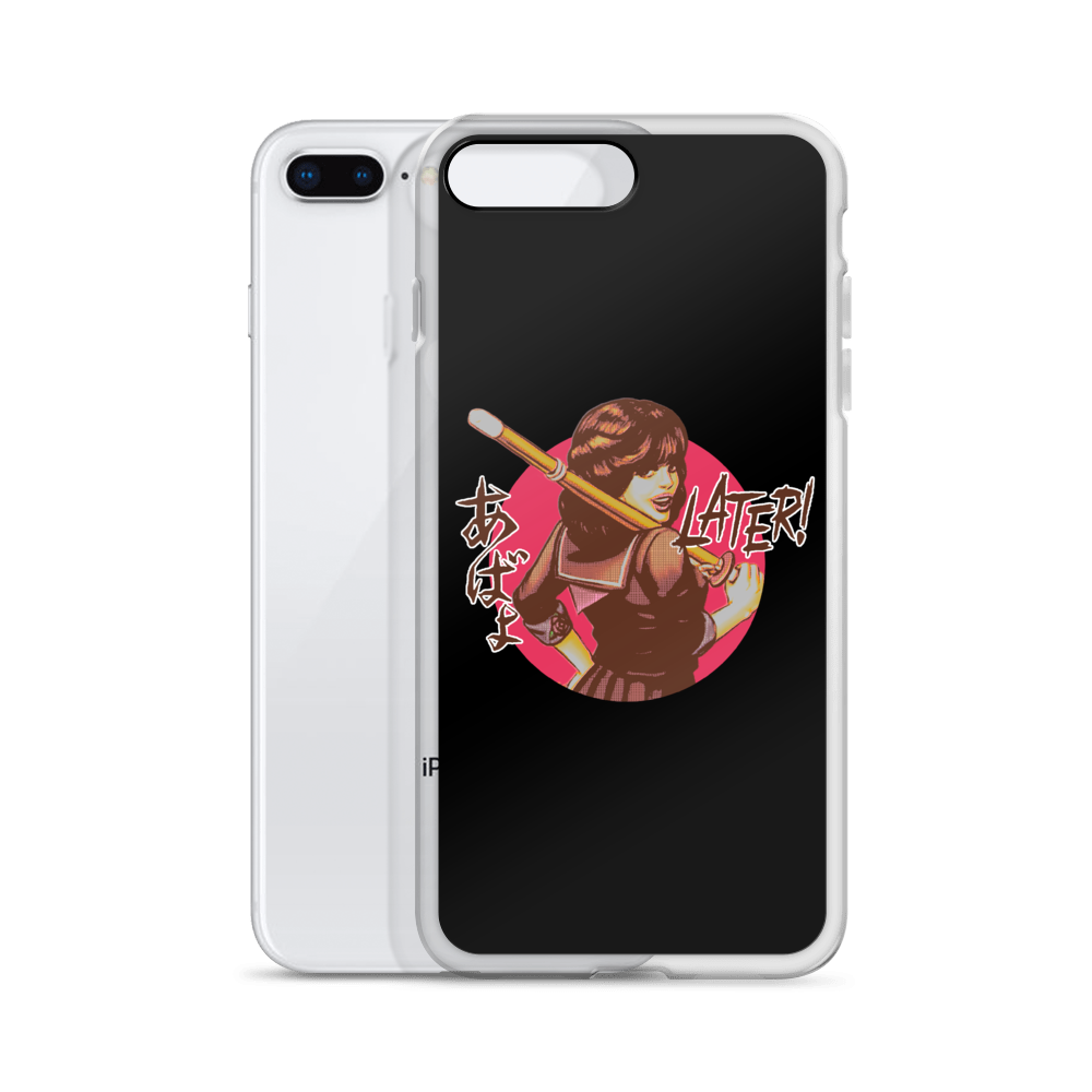 YANKII STYLE "Later!" iPhone Case by Haruki Ara