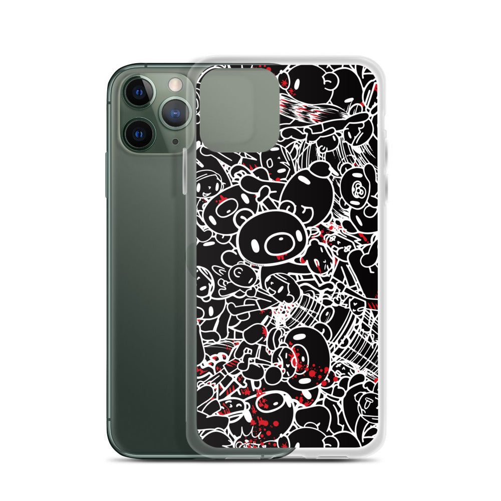 GLOOMY BEAR Official "Black and White Khaos" iPhone Cases by Mori Chack