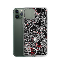 GLOOMY BEAR Official "Black and White Khaos" iPhone Cases by Mori Chack