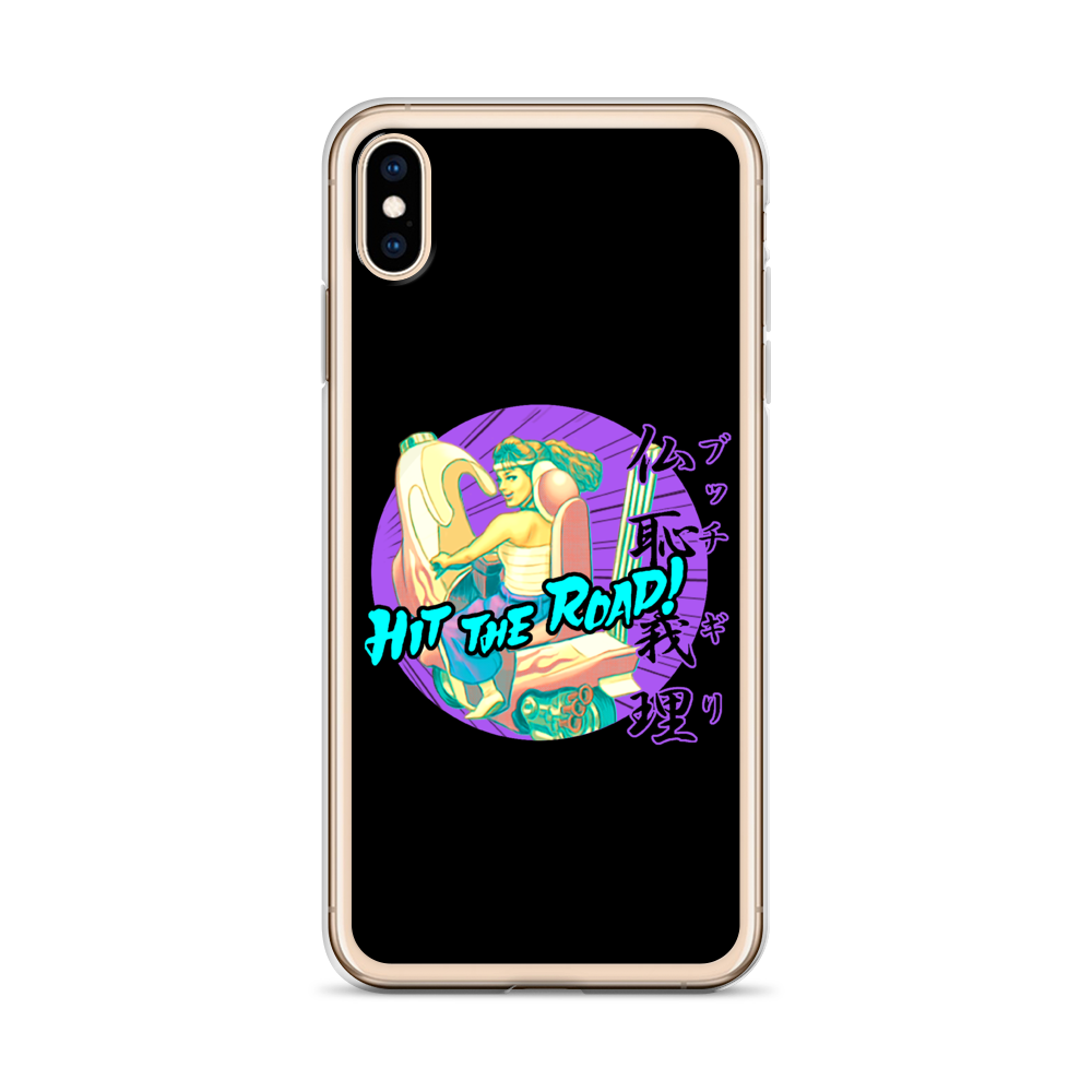 YANKII STYLE "Hit the Road!" iPhone Case by Haruki Ara