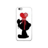 GLOOMY BEAR Official "Bleeding Heart" iPhone Cases by Mori Chack