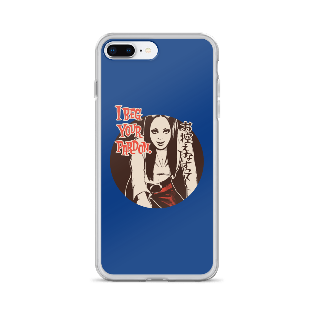 YANKII STYLE "I Beg Your Pardon" iPhone Case by Haruki Ara