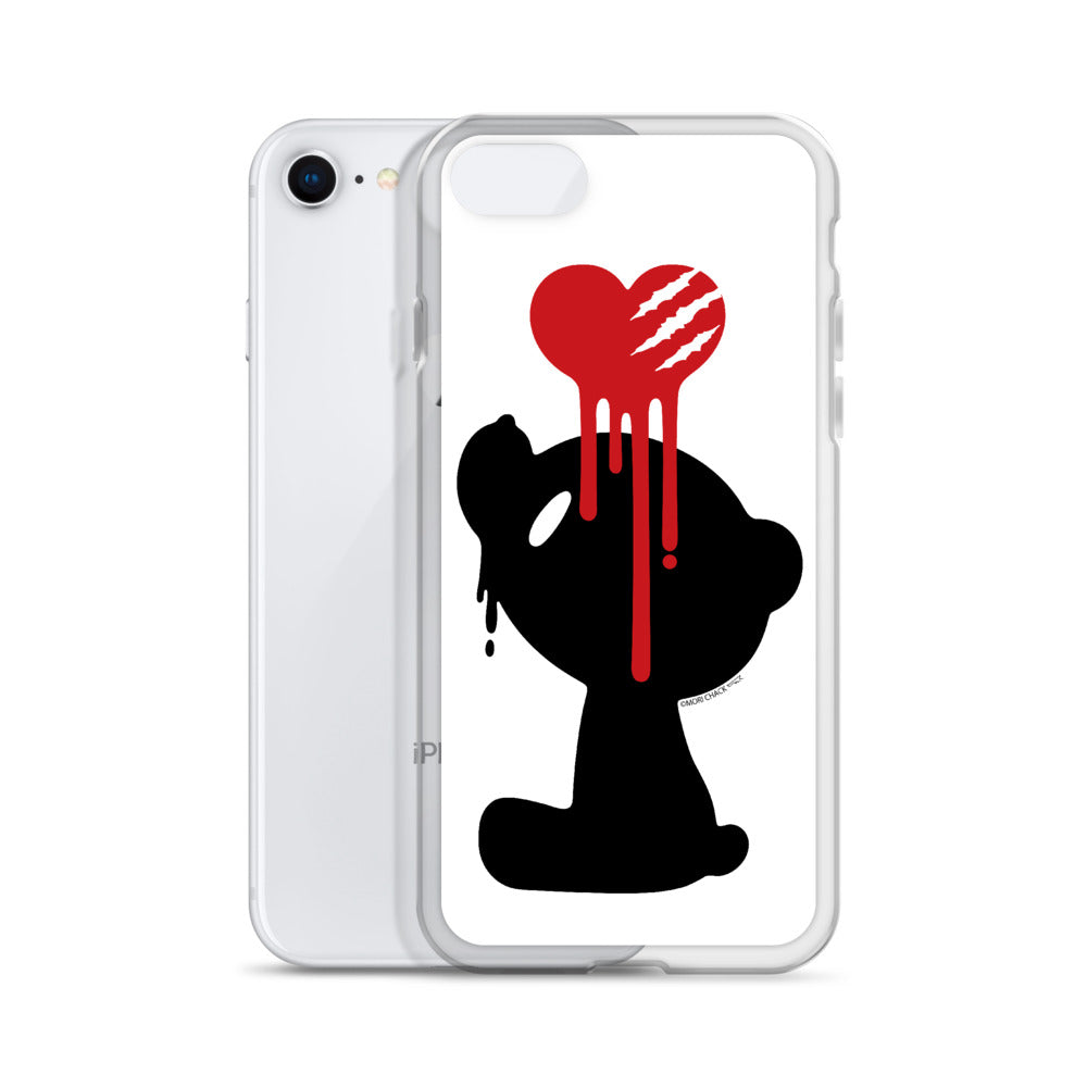 GLOOMY BEAR Official "Bleeding Heart" iPhone Cases by Mori Chack