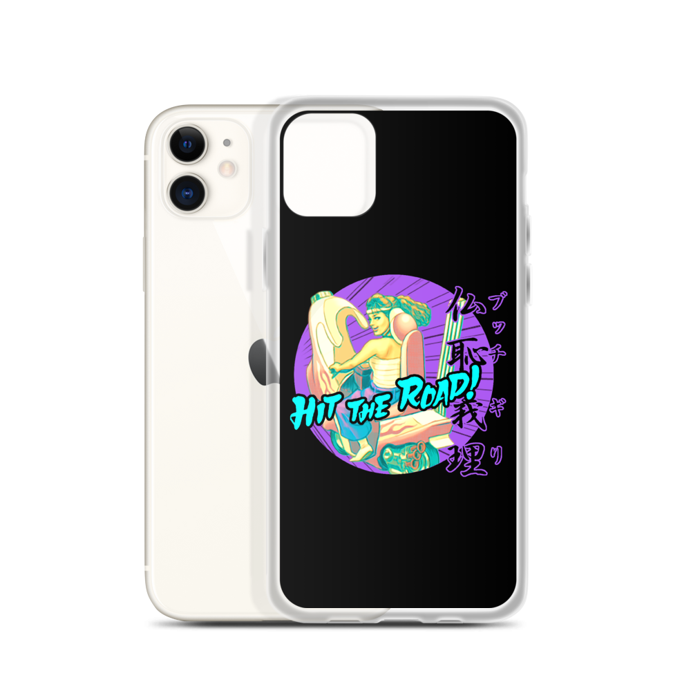 YANKII STYLE "Hit the Road!" iPhone Case by Haruki Ara