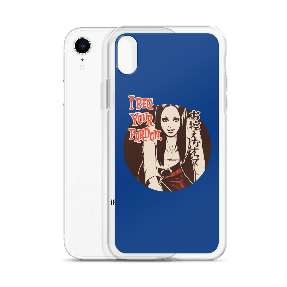 YANKII STYLE "I Beg Your Pardon" iPhone Case by Haruki Ara