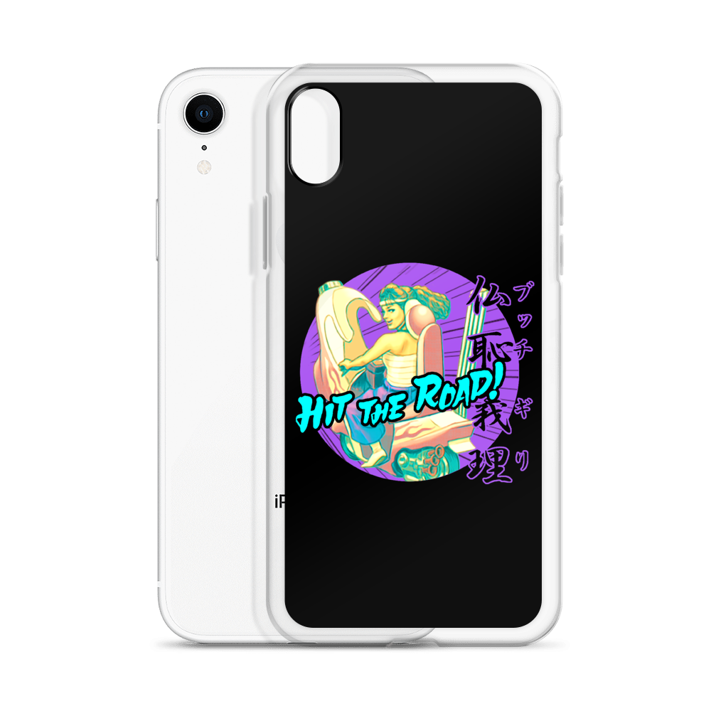 YANKII STYLE "Hit the Road!" iPhone Case by Haruki Ara