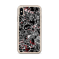 GLOOMY BEAR Official "Black and White Khaos" iPhone Cases by Mori Chack