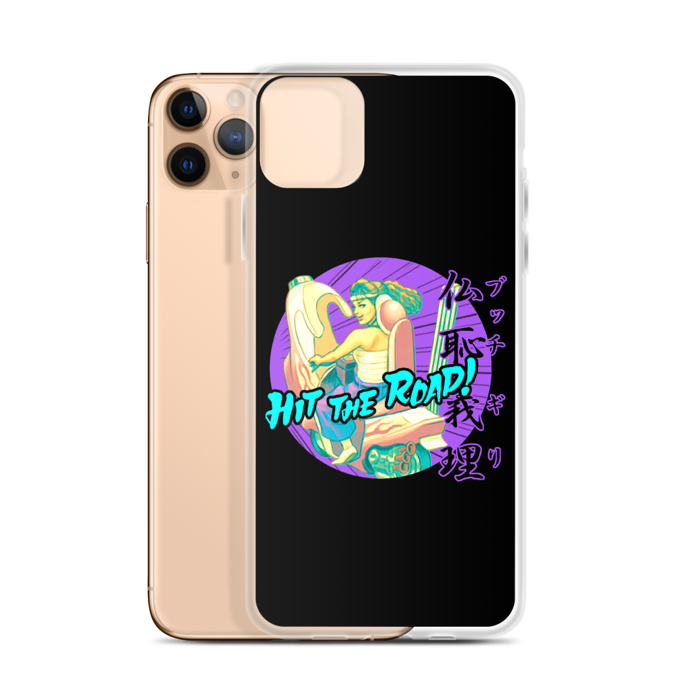 YANKII STYLE "Hit the Road!" iPhone Case by Haruki Ara