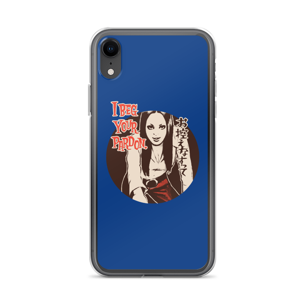 YANKII STYLE "I Beg Your Pardon" iPhone Case by Haruki Ara
