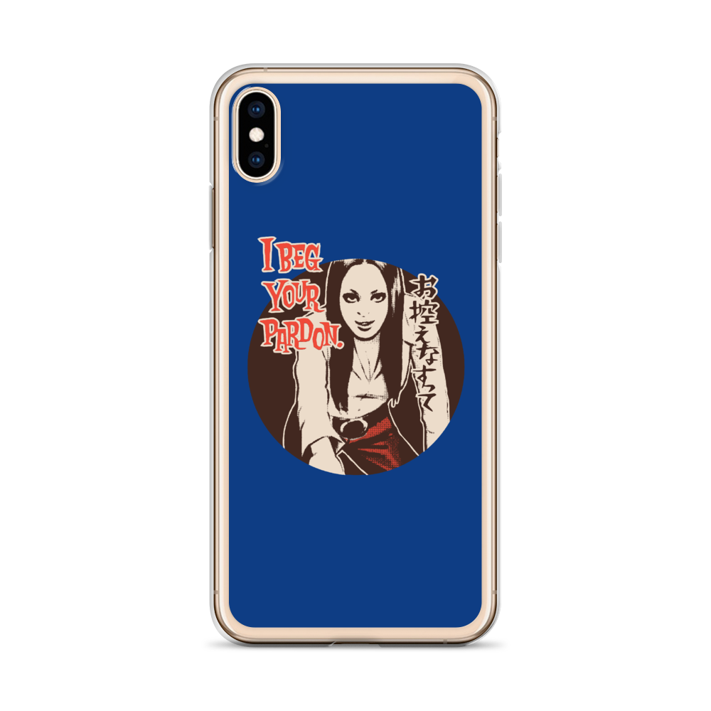 YANKII STYLE "I Beg Your Pardon" iPhone Case by Haruki Ara