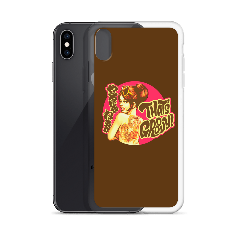 YANKII STYLE "That's Groovy!" iPhone Case by Haruki Ara