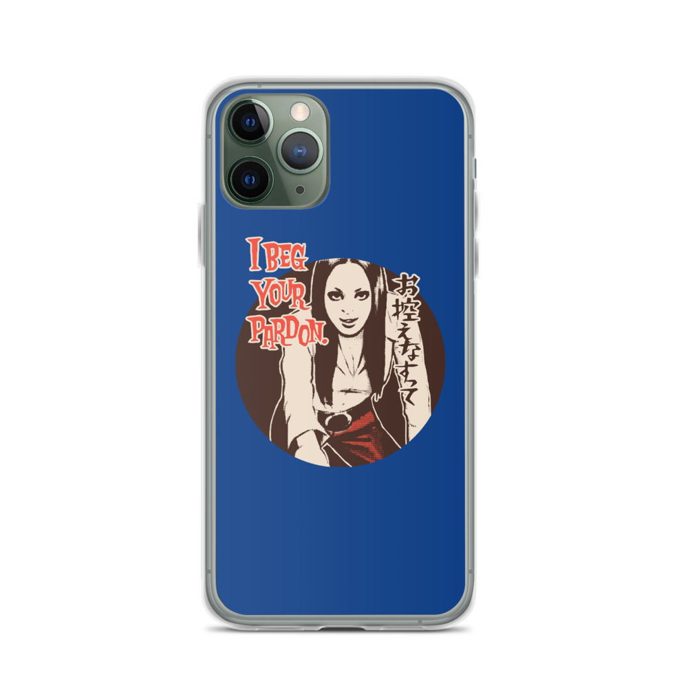 YANKII STYLE "I Beg Your Pardon" iPhone Case by Haruki Ara