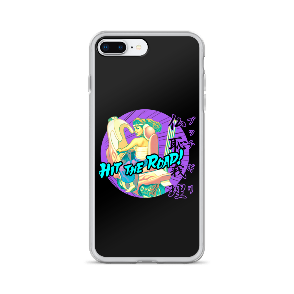 YANKII STYLE "Hit the Road!" iPhone Case by Haruki Ara