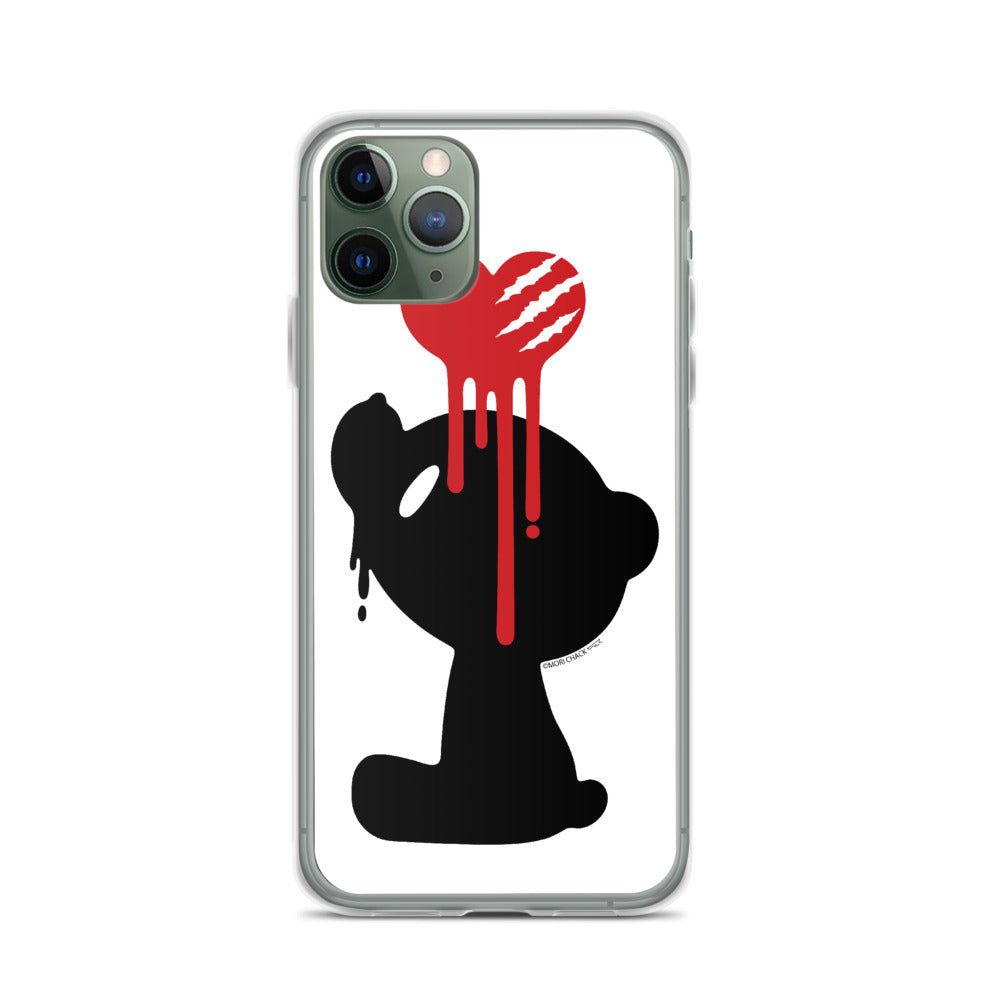 GLOOMY BEAR Official "Bleeding Heart" iPhone Cases by Mori Chack