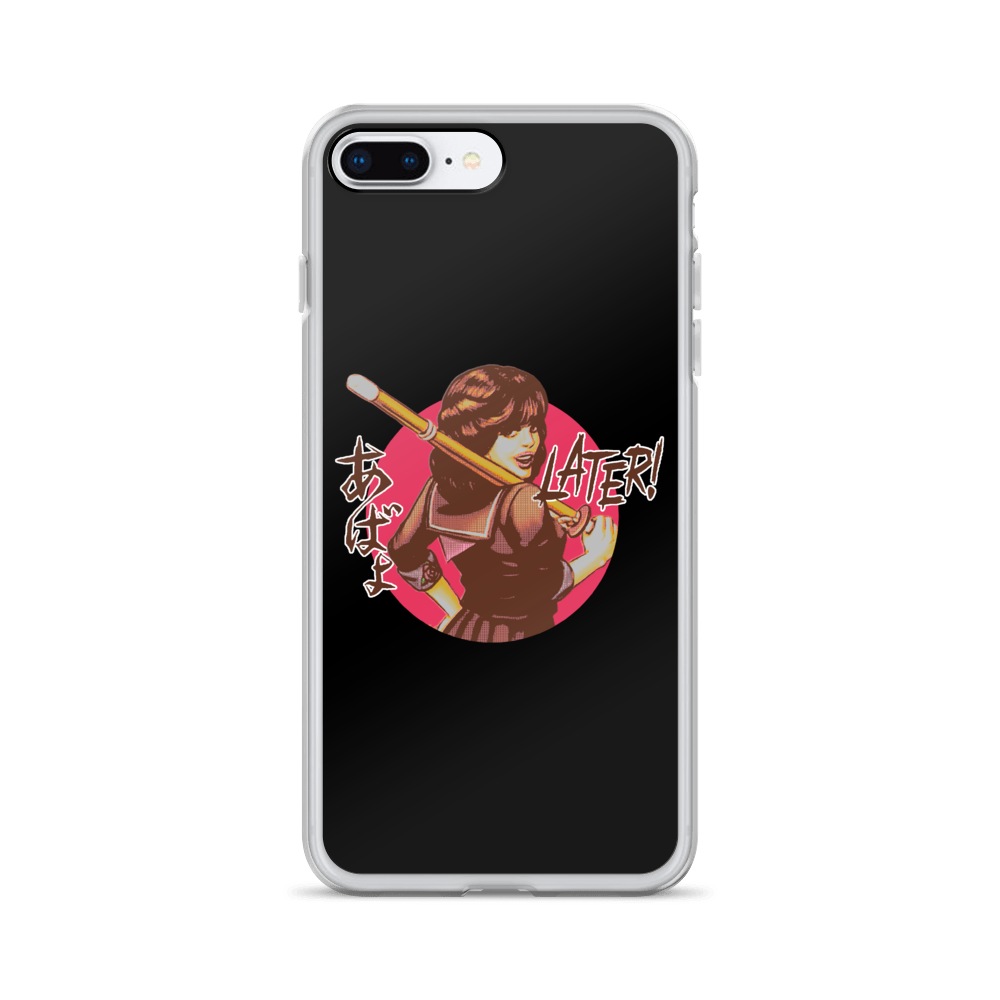 YANKII STYLE "Later!" iPhone Case by Haruki Ara