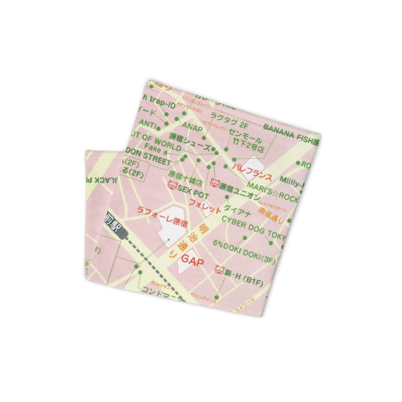 Harajuku Map Neck Gaiter