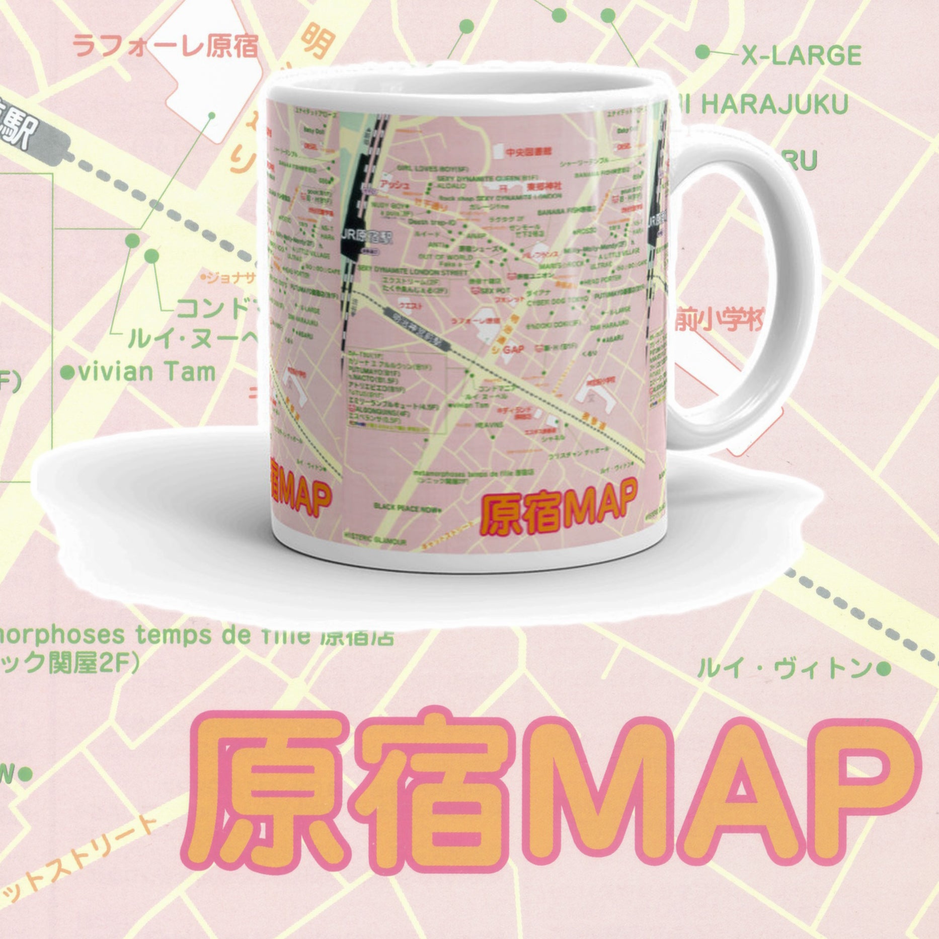 Harajuku Map Mug