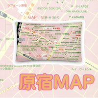 Harajuku Map Full Print Pillow